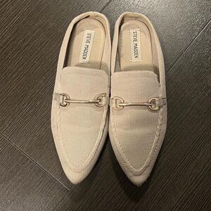 Steve Madden Cream Loafers